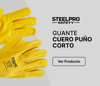 Guante de Cuero Puño Corto Steelpro