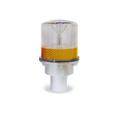 Baliza Destellante Solar LED Amarillo QRubber