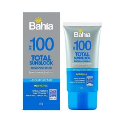 Bloqueador Bahía SPF100 x 120g Total SunBlock