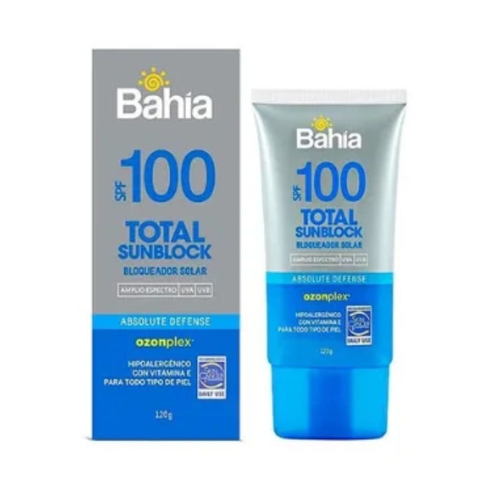 Bloqueador Bahía SPF100 x 120g Total SunBlock