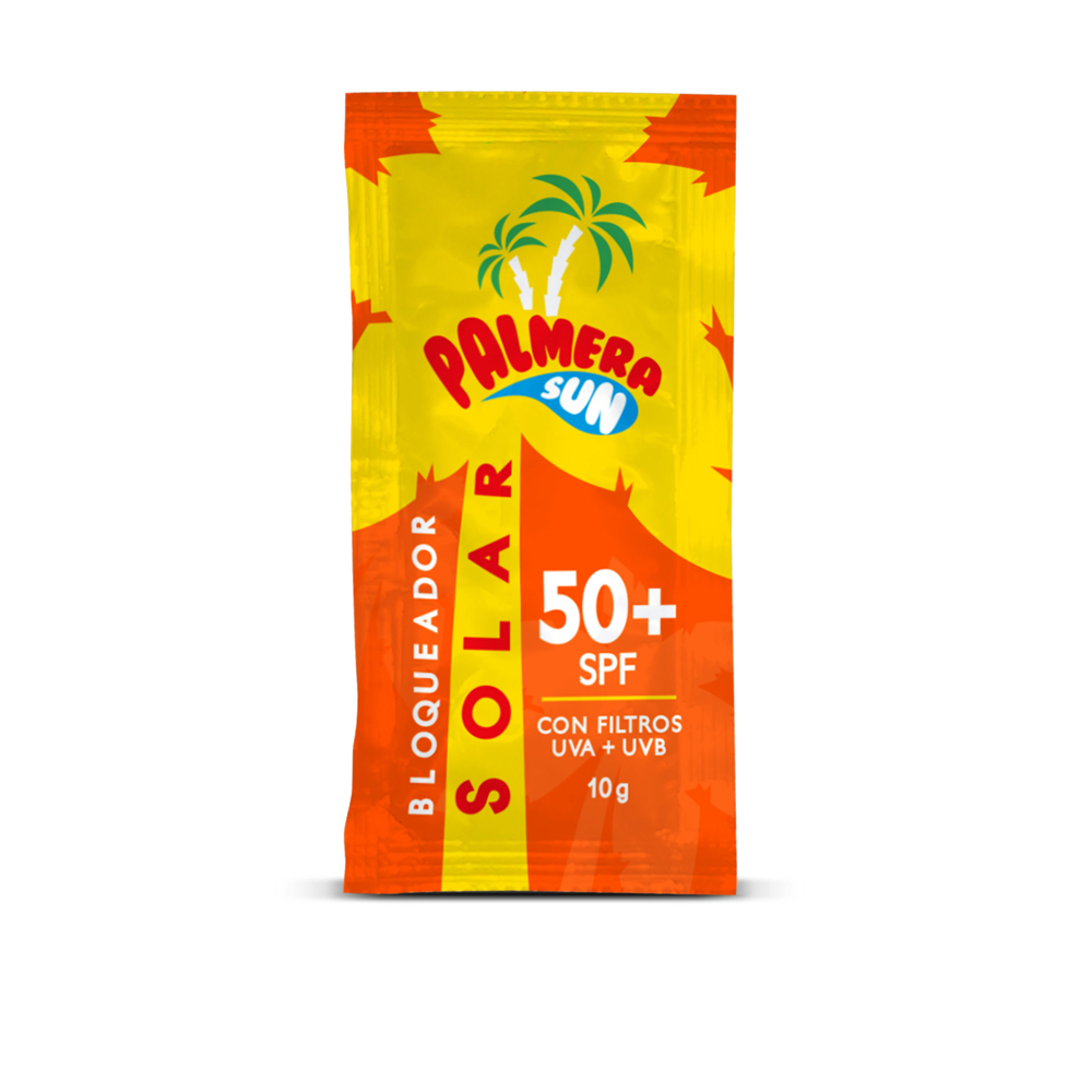 Bloqueador Palmera Sun de 10 G Spf 50+ En Sachet