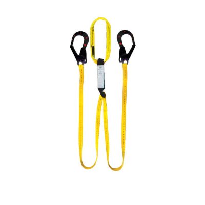 Linea De Vida Dielectrica Doble 2 Ganchos Grandes 1 Anillo de Cinta LDA2G1AD Maicol