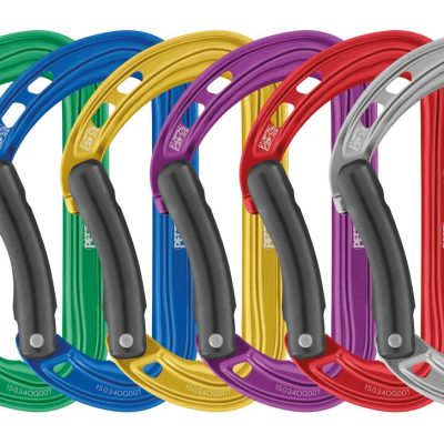 Pack de 6 mosquetones SPIRIT Pack de 6 mosquetones SPIRIT curvo