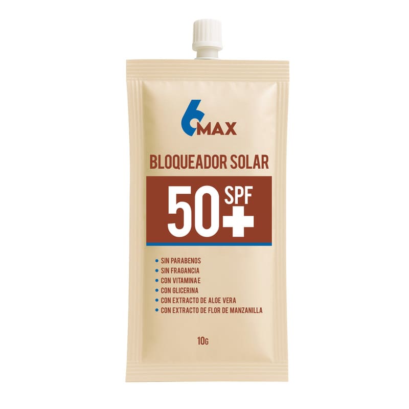 Bloqueador Palmera Sun de 10 G Spf 50+ En Sachet (vista 2)